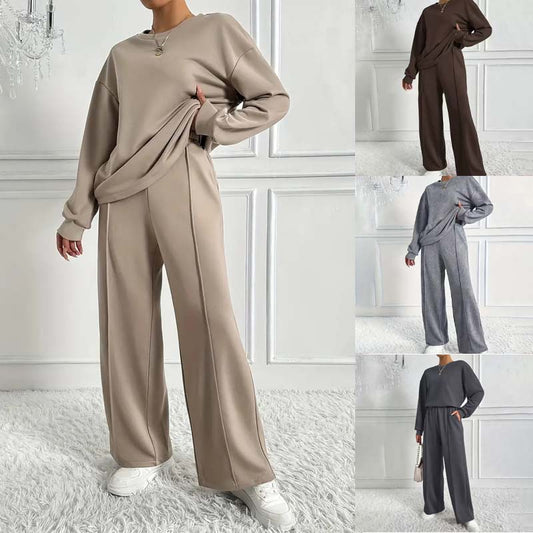 📢📢40 % DE RÉDUCTION !!!⏰Ensemble confortable à manches longues et pantalon pour femme🆒