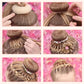 📢📢50 % de réduction !! ⏰Accessoire chic pour cheveux en forme de beignet pour femmes