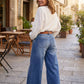 📢📢60%  OFF !! ⏰Women's Vintage High-Waist Wide-Leg Jeans