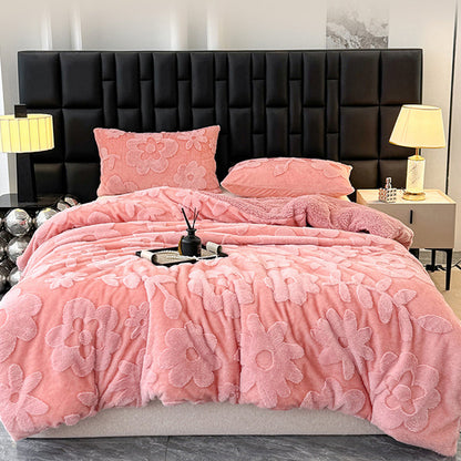 📢📢50 % de réduction !! ⏰Couverture jacquard double épaisseur en peluche