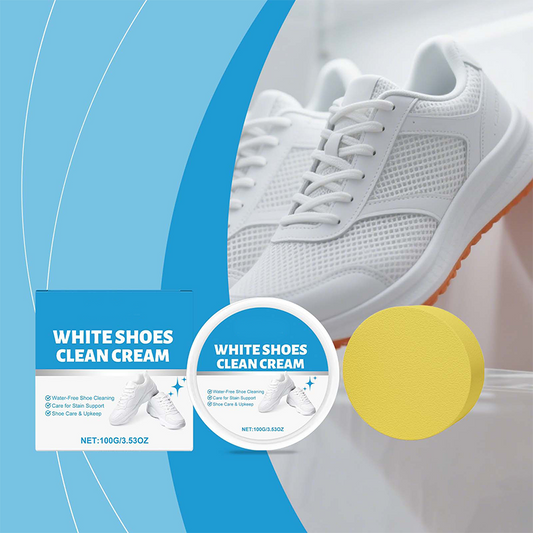 📢📢achetez 2 et obtenez 1 gratuit ⏰Crème nettoyante sans eau pour chaussures blanches