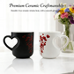 📢📢60 % de réduction !! ⏰Tasse en céramique avec poignée en forme de cœur qui change de couleur pour la Saint-Valentin