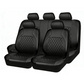 📢📢40% DE RÉDUCTION !! ⏰ Ensemble de 9 housses de siège auto en cuir – Ajustement universel, durables & faciles d'entretien – Parfaites pour le confort & la protection en voiture 🚗