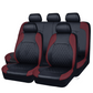 📢📢40% DE RÉDUCTION !! ⏰ Ensemble de 9 housses de siège auto en cuir – Ajustement universel, durables & faciles d'entretien – Parfaites pour le confort & la protection en voiture 🚗
