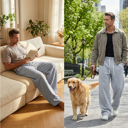 📢📢60 % de réduction !! ⏰Pantalon décontracté ample à cordon pour homme