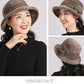 📢📢60 % de réduction !! ⏰Chapeau cloche vintage à carreaux en fausse laine pour femme
