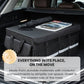 📢📢50 % de réduction !! ⏰Organisateur de rangement pliable pour coffre de voiture avec couvercle