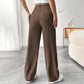 💐60% DE RÉDUCTION ! Pantalon Large Taille Haute – Tissu Doux, Confort Absolu 🌸☁️【Offre Limitée】