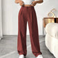 💐60% DE RÉDUCTION ! Pantalon Large Taille Haute – Tissu Doux, Confort Absolu 🌸☁️【Offre Limitée】