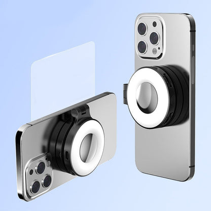 📢📢50 % de réduction !!⏰Lampe magnétique 3 en 1 pour téléphone avec miroir intégré