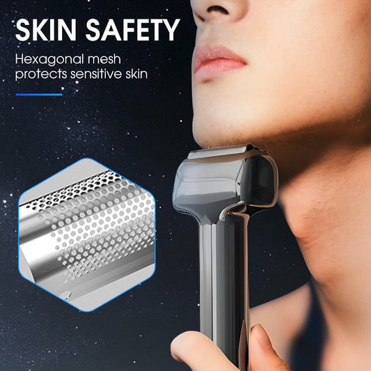 📢📢50 % de réduction !! ⏰ ✨Rasoir électrique rechargeable à grille pour hommes