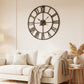📢📢50 % de réduction !! ⏰Horloge murale industrielle vintage silencieuse sans tic-tac