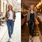 📢📢50 % DE RÉDUCTION !! ⏰Veste à paillettes imprimé léopard pour femme
