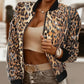 📢📢50 % DE RÉDUCTION !! ⏰Veste à paillettes imprimé léopard pour femme