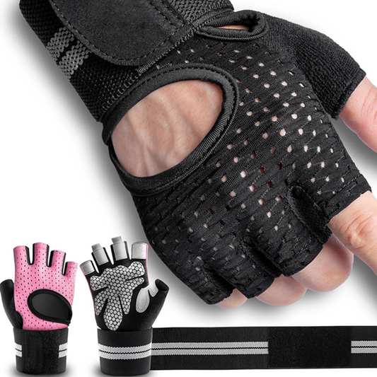 📢📢50 % DE RÉDUCTION !! ⏰Gants respirants avec bandages pour les poignets pour l'haltérophilie