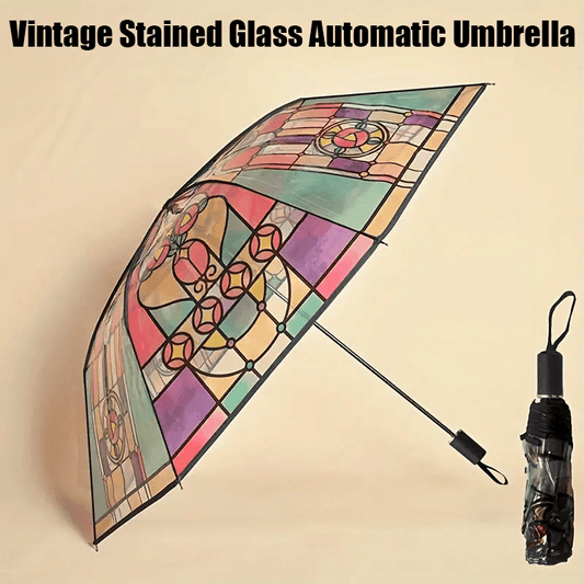 📢📢50 % DE RÉDUCTION !! ⏰Parapluie automatique en verre teinté🌂