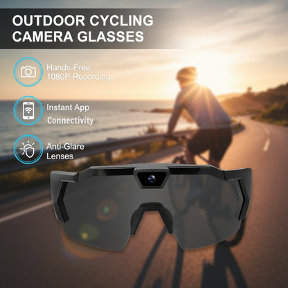 Lunettes avec caméra pour cyclisme en extérieur