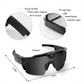 Lunettes avec caméra pour cyclisme en extérieur