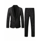 🔈🔈NOUVEAUTÉS 2026 - JUSQU'À -60 % !!!🧥👖Ensemble smoking noir pailleté pour homme