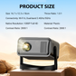 📢📢50% DE RÉDUCTION !! ⏰ Projecteur Full HD avec Mise au Point Automatique Intelligente – Image Ultra-Claire, Correction Trapézoïdale & Haut-Parleurs Intégrés 🏠