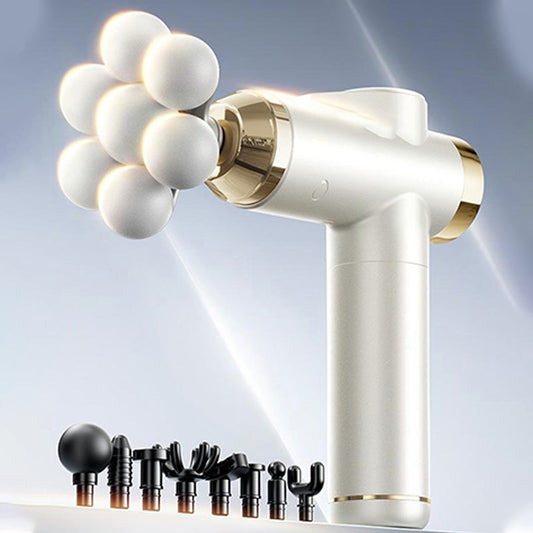 📢📢50% DE RÉDUCTION !! ⏰💆 Pistolet de Massage Intelligent | Multi-têtes & Profondeur | Promo Pâques ✨