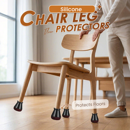 📢📢50 % de réduction !! ⏰4 protège-pieds en silicone pour chaises avec patins en feutre
