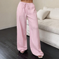 📢📢50 % de réduction !! ⏰Pantalon large à couleur unie polyvalent