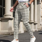 👖 60% DE RÉDUCTION ! ✨ Pantalon Slim à Carreaux pour Homme – Coupe Moderne, Tissu Confortable & Look Polyvalent 🔷