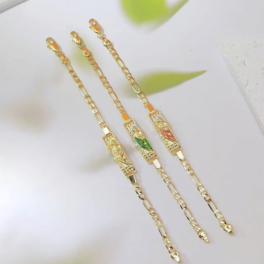 📢📢50 % de réduction !! ⏰Bracelet Figaro Link pour hommes et femmes