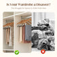 📢📢40% DE RÉDUCTION !! ⏰ Organisateur de penderie pivotant 360° – Crochets multiples, rotation complète & gain de place – Idéal pour organiser vêtements, sacs & accessoires 🏠