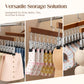 📢📢40% DE RÉDUCTION !! ⏰ Organisateur de penderie pivotant 360° – Crochets multiples, rotation complète & gain de place – Idéal pour organiser vêtements, sacs & accessoires 🏠