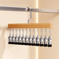 📢📢40% DE RÉDUCTION !! ⏰ Organisateur de penderie pivotant 360° – Crochets multiples, rotation complète & gain de place – Idéal pour organiser vêtements, sacs & accessoires 🏠