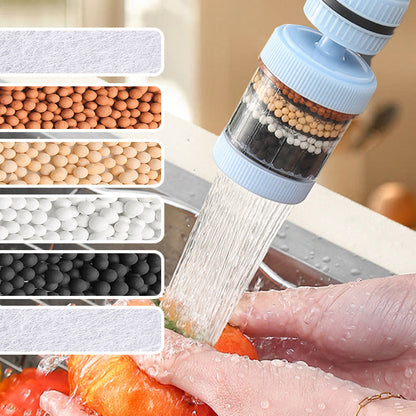 📢📢1 acheté， 1 offert !! ⏰  Filtre pour robinet – Version multicouche améliorée ou coton PP, installation sans outil et 4 couleurs