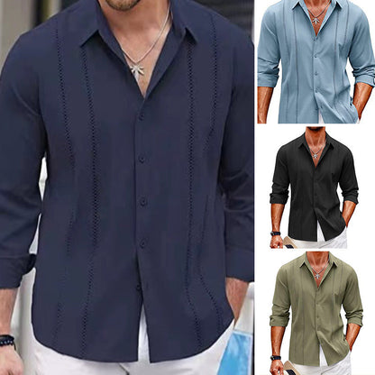 📢📢40% DE RÉDUCTION !! ⏰Top à manches longues unicolore pour hommes