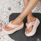 📢📢50% DE RÉDUCTION !! ⏰Tongs à Plateforme Bicolores pour Femmes – Semelle Épaisse, Confort EVA & Style Été 2026 🌸👡