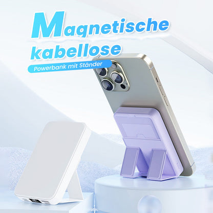 📢📢50 % de réduction !! ⏰Banque d'alimentation magnétique sans fil avec support