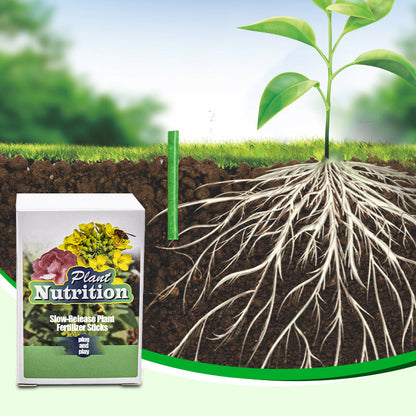 📢📢5 achetés，5 offerts⏰Bâtonnets d'engrais pour plantes à libération lente