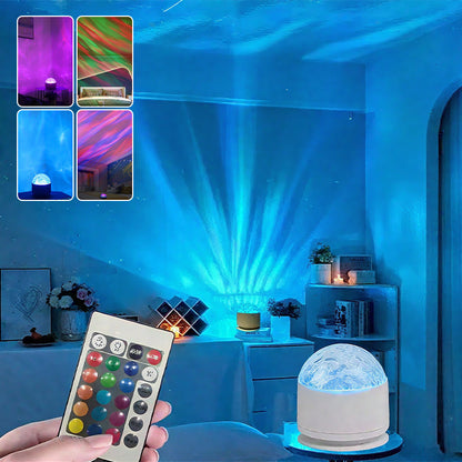 📢📢50% DE RÉDUCTION !! ⏰Projecteur de Lumière Nocturne Aurore avec Télécommande