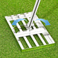 ⛳🌱 Niveleuse à gazon & Râteau de jardin en acier inoxydable – Niveleur de précision pour golfs, pelouses et surfaces sablonneuses