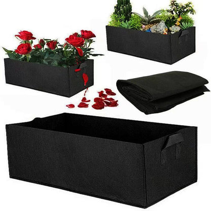 🌱 50% DE RÉDUCTION! 🧺 Lit de Jardin Surélevé en Tissu avec Séparateurs – Tissu Durable, Drainage Excellent & Gain de Place 🌿