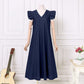 👗50 % DE RÉDUCTION ! ✨ Robe longue en jean à col en V – Coupe décontractée, confortable et parfaite pour un usage quotidien 🌸