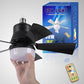 📢📢50 % DE RÉDUCTION !! ⏰ Ventilateur suspendu portable 2-en-1 avec télécommande — Idéal pour la chambre, le bureau et les voyages 🏠