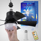 📢📢50 % DE RÉDUCTION !! ⏰ Ventilateur suspendu portable 2-en-1 avec télécommande — Idéal pour la chambre, le bureau et les voyages 🏠