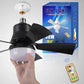 📢📢50 % DE RÉDUCTION !! ⏰ Ventilateur suspendu portable 2-en-1 avec télécommande — Idéal pour la chambre, le bureau et les voyages 🏠