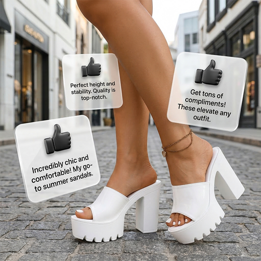 👡 50% DE RÉDUCTION! ✨ Sandales Mules à Bout Ouvert & Semelle Crantée – Confortables, Légères & Parfaites pour l'Été ☀️