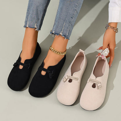 📢📢50 % de réduction !! ⏰Ballerines confortables en simili-suède à enfiler