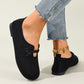 📢📢50 % de réduction !! ⏰Ballerines confortables en simili-suède à enfiler