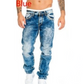📢📢50 % de réduction !! ⏰Jean en denim extensible créatif à la mode pour hommes, style minimaliste adapté à l'été, style Emo