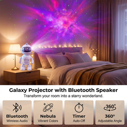 📢📢50 % de réduction !! ⏰Projecteur de ciel étoilé « Robot Astronaut » avec haut-parleur Bluetooth