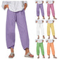 📢📢60 % de réduction ⏰Pantalon décontracté en coton et lin